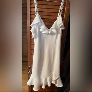 Selfie Leslie Shine Bright mini white dress